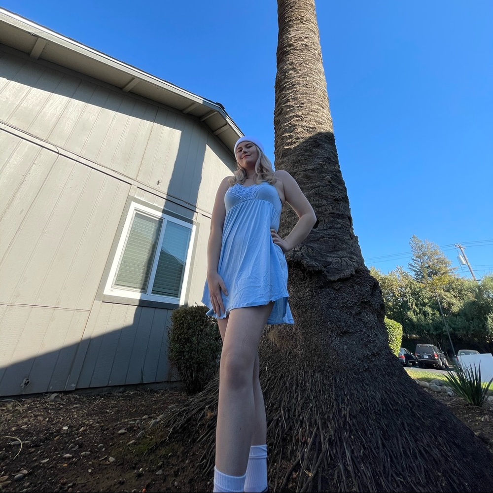 Victoria Secret Baby blue camisole size M!